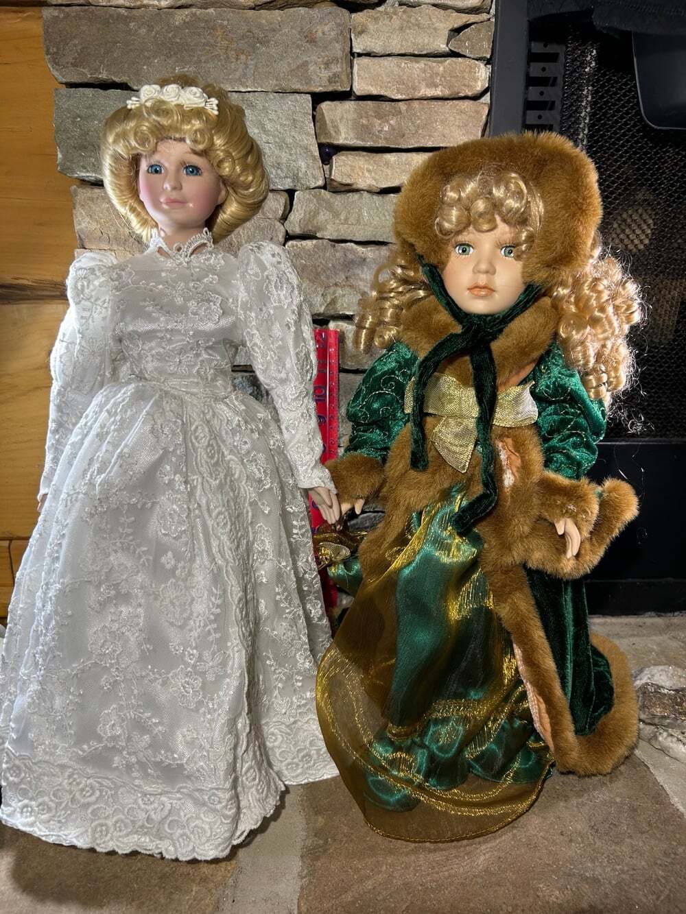 Victorian Porcelain Dolls Dan Dee and House Of Lloyd Bride